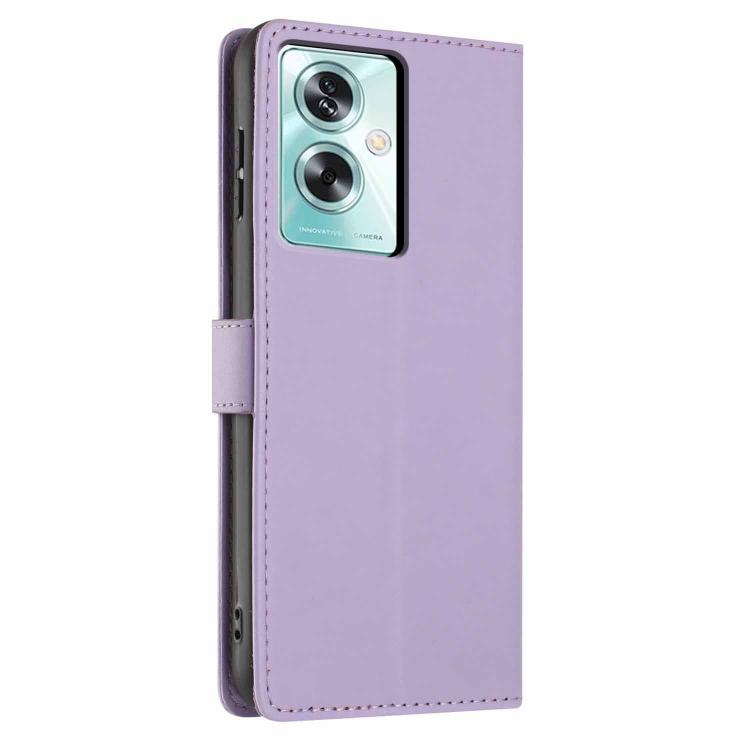 For OPPO A79 5G Tree Cat Embossed Flip Vegan Leather Phone Case
