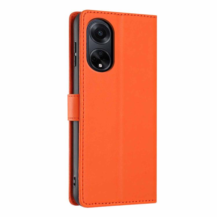 For OPPO A98 5G Tree Cat Embossed Flip Vegan Leather Phone Case
