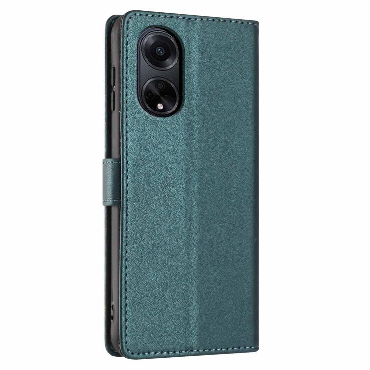 For OPPO A98 5G Tree Cat Embossed Flip Vegan Leather Phone Case