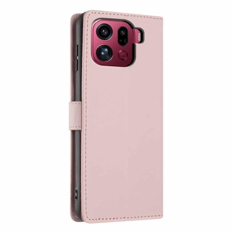 For OPPO Find X9 Pro Tree Cat Embossed Flip Vegan Leather Phone Case