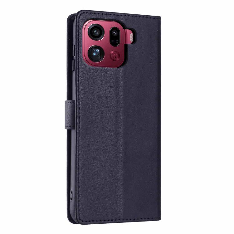 For OPPO Find X9 Pro Tree Cat Embossed Flip Vegan Leather Phone Case