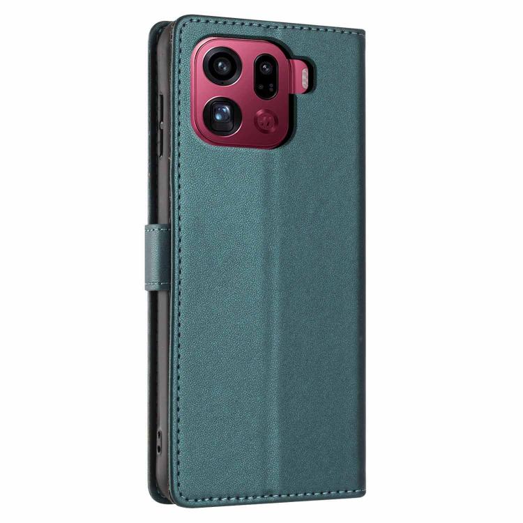 For OPPO Find X9 Pro Tree Cat Embossed Flip Vegan Leather Phone Case