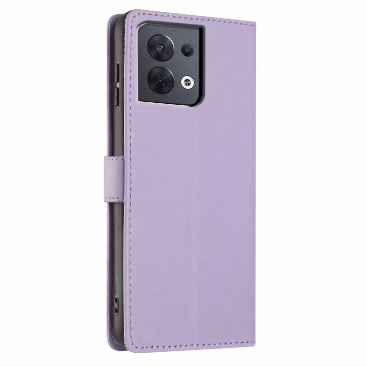 For OPPO Reno8 5G Tree Cat Embossed Flip Vegan Leather Phone Case