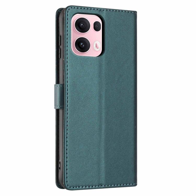 For OPPO Reno13 Global Tree Cat Embossed Flip Vegan Leather Phone Case