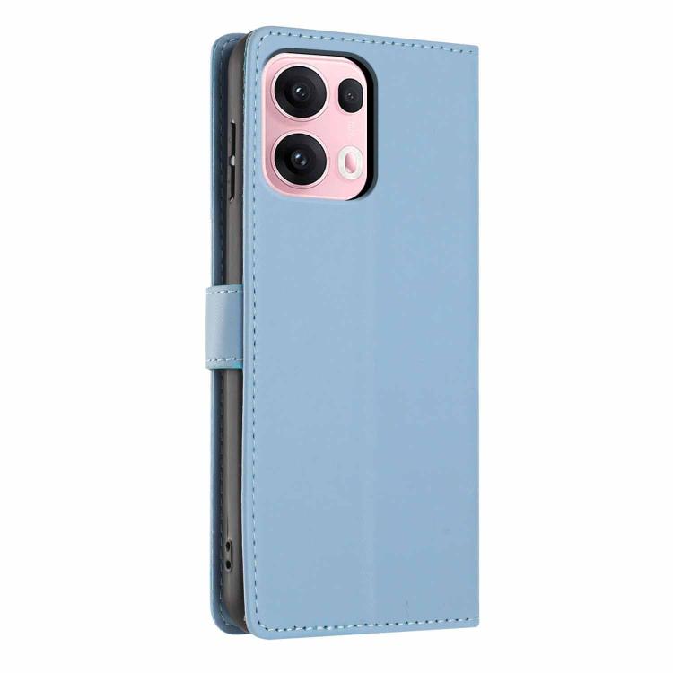 For OPPO Reno13 Global Tree Cat Embossed Flip Vegan Leather Phone Case