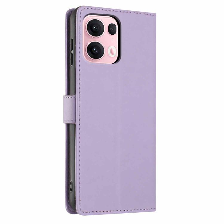 For OPPO Reno13 Global Tree Cat Embossed Flip Vegan Leather Phone Case