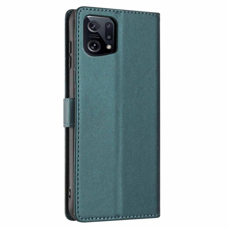 For OPPO Find X5 Tree Cat Embossed Flip Vegan Leather Phone Case