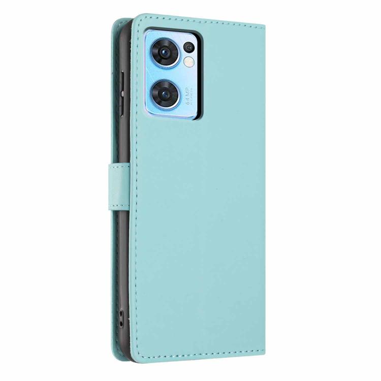 For OPPO Find X5 Lite Tree Cat Embossed Flip Vegan Leather Phone Case