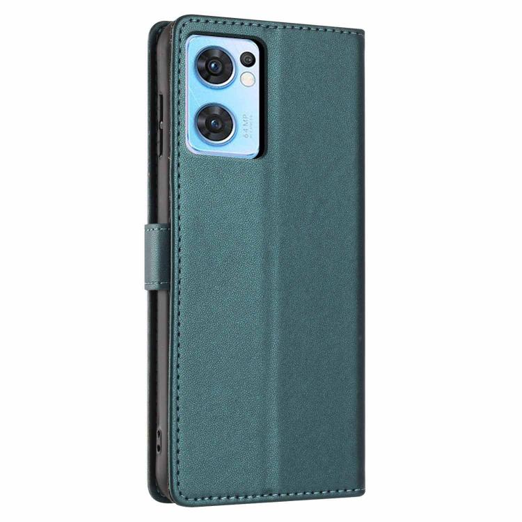 For OPPO Find X5 Lite Tree Cat Embossed Flip Vegan Leather Phone Case