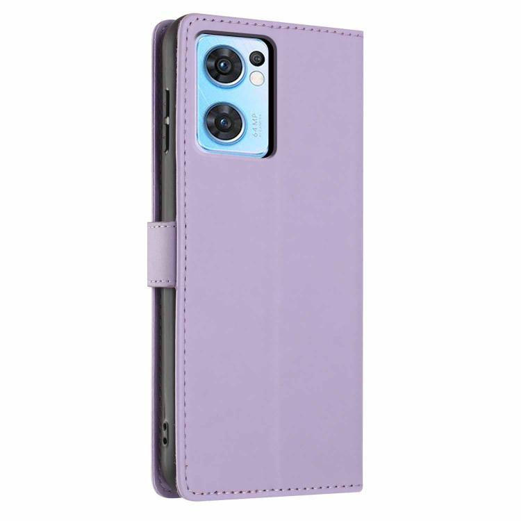 For OPPO Find X5 Lite Tree Cat Embossed Flip Vegan Leather Phone Case