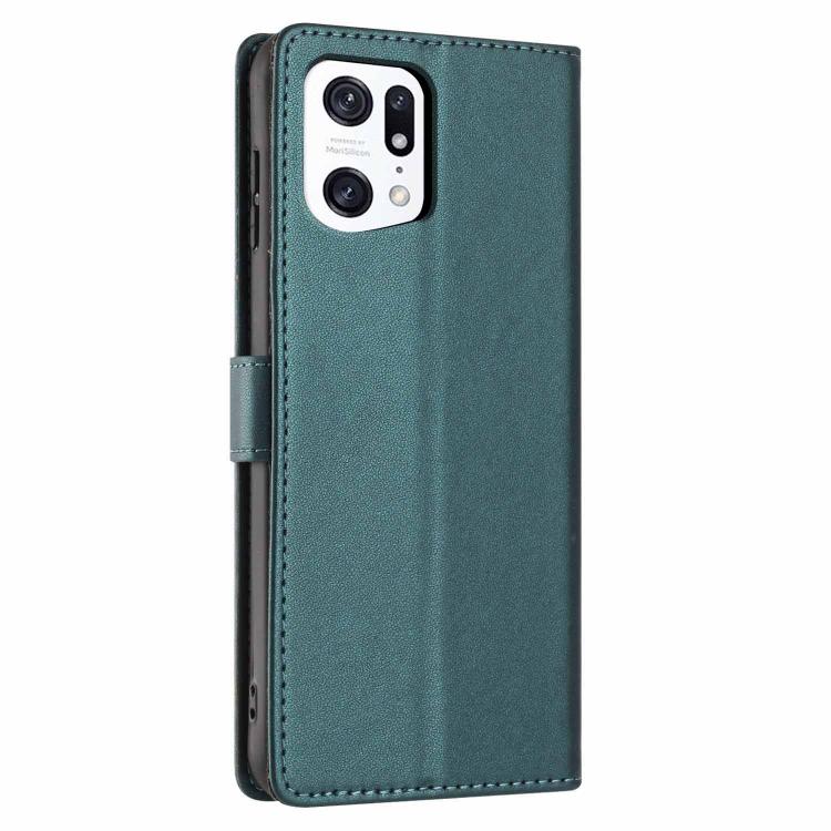 For OPPO Find X5 Pro Tree Cat Embossed Flip Vegan Leather Phone Case