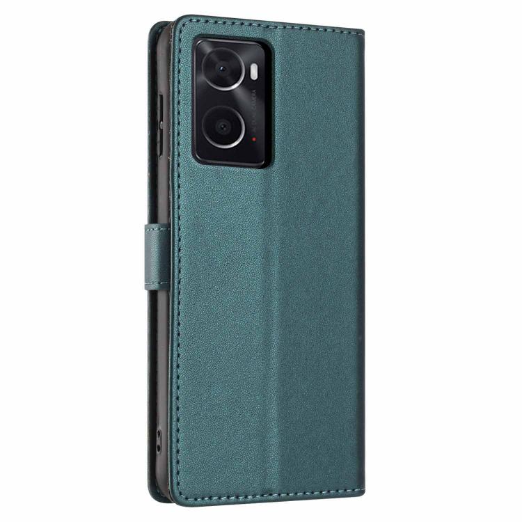 For OPPO A36 / A76 / A96 Tree Cat Embossed Flip Vegan Leather Phone Case