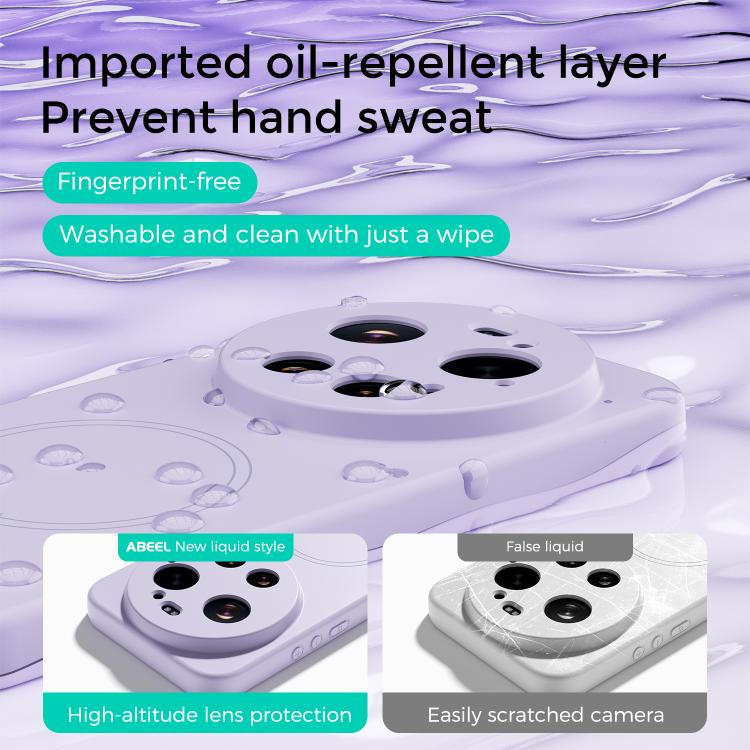 For Xiaomi 17 Ultra ABEEL Skin-friendly Feel Magsafe Liquid Silicone Phone Case