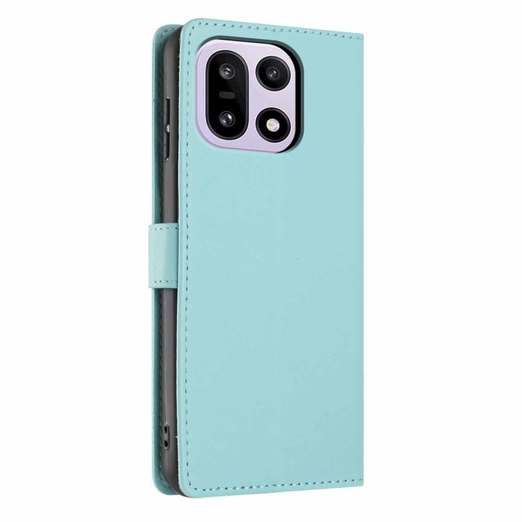 For OnePlus 15 Tree Cat Embossed Flip Vegan Leather Phone Case