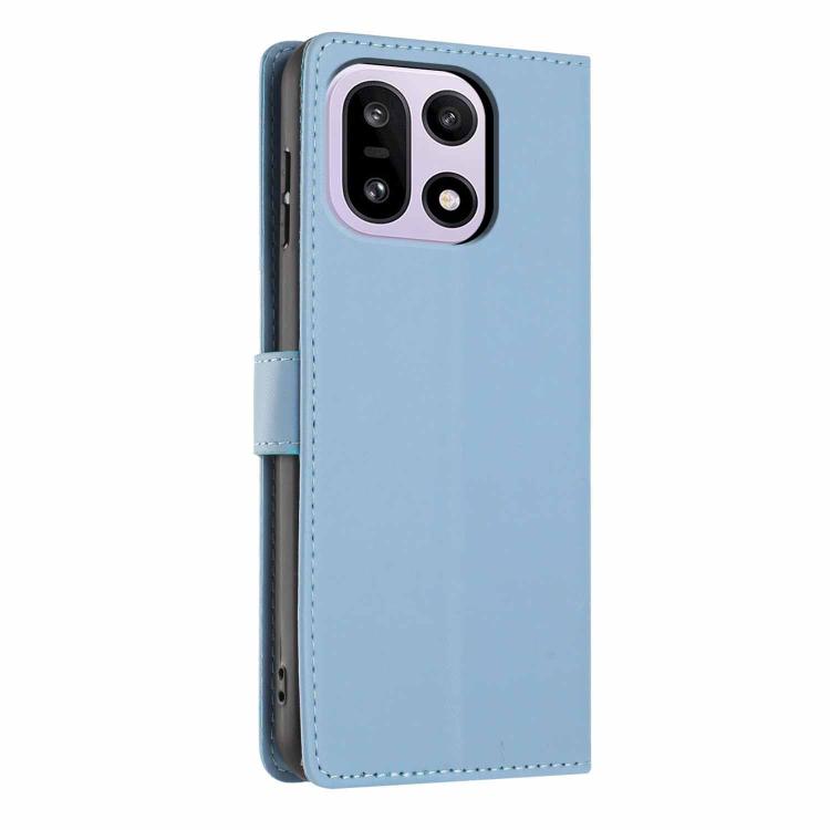 For OnePlus 15 Tree Cat Embossed Flip Vegan Leather Phone Case