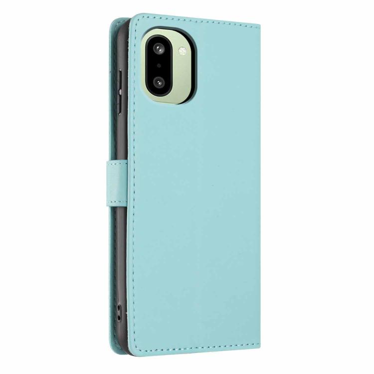 For OnePlus Ace 6T Tree Cat Embossed Flip Vegan Leather Phone Case