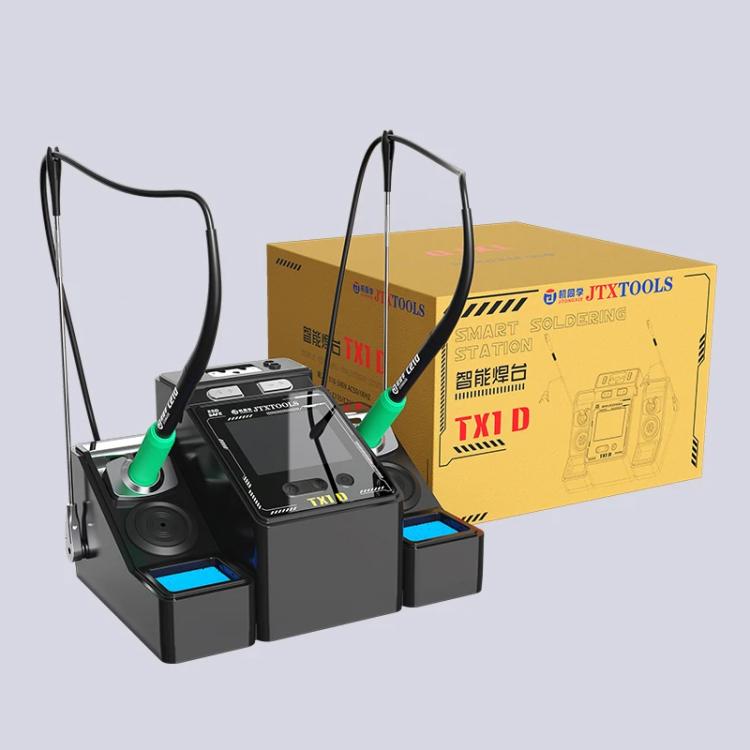 JTX TX1D Dual-Station Smart Soldering Rework Station, Plug:US Plug