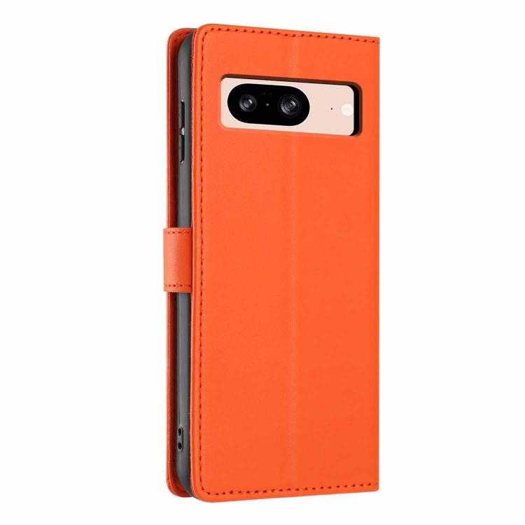 For Google Pixel 8 Tree Cat Embossed Flip Vegan Leather Phone Case