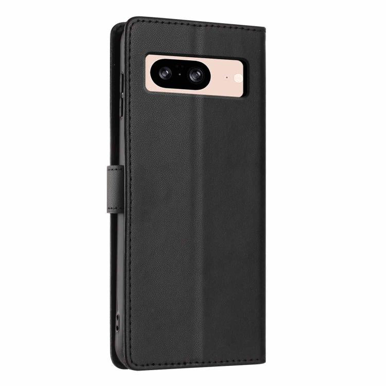 For Google Pixel 8 Tree Cat Embossed Flip Vegan Leather Phone Case