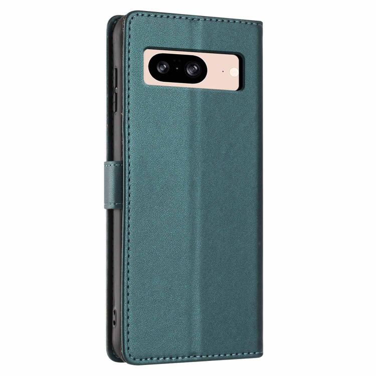 For Google Pixel 8 Tree Cat Embossed Flip Vegan Leather Phone Case