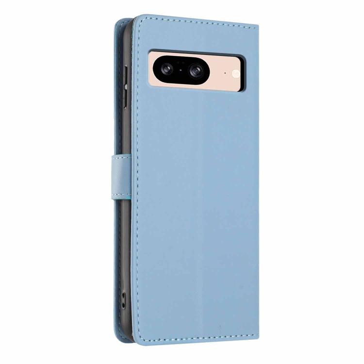 For Google Pixel 8 Tree Cat Embossed Flip Vegan Leather Phone Case