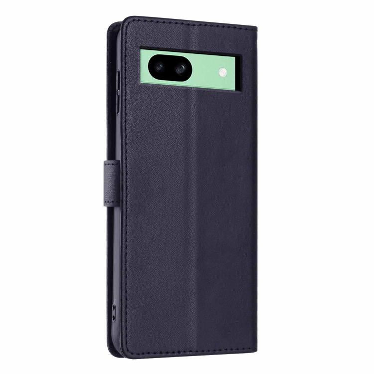 For Google Pixel 8a Tree Cat Embossed Flip Vegan Leather Phone Case