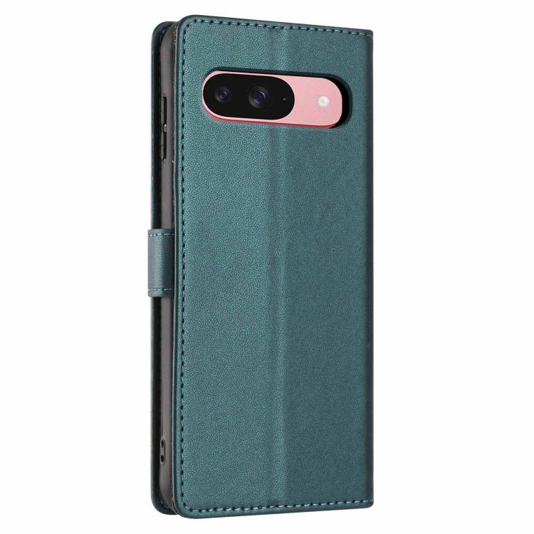For Google Pixel 9 / 9 Pro Tree Cat Embossed Flip Vegan Leather Phone Case