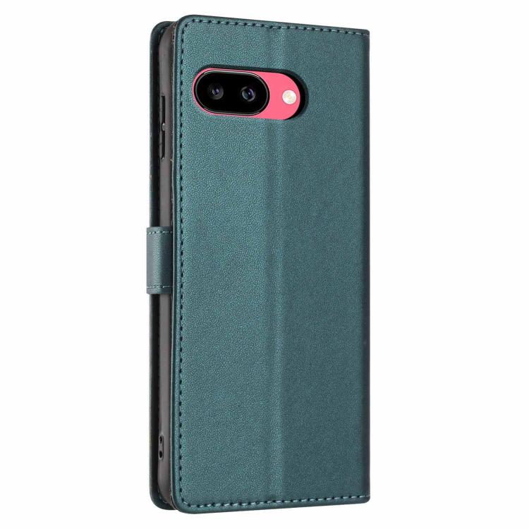 For Google Pixel 9a Tree Cat Embossed Flip Vegan Leather Phone Case