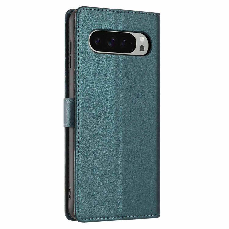 For Google Pixel 9 Pro XL Tree Cat Embossed Flip Vegan Leather Phone Case