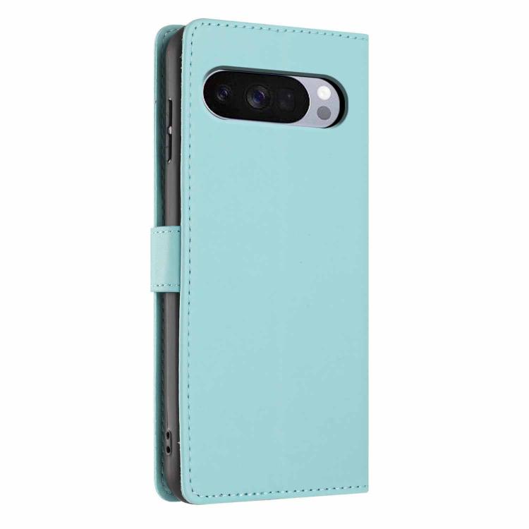 For Google Pixel 10 / 10 Pro Tree Cat Embossed Flip Vegan Leather Phone Case