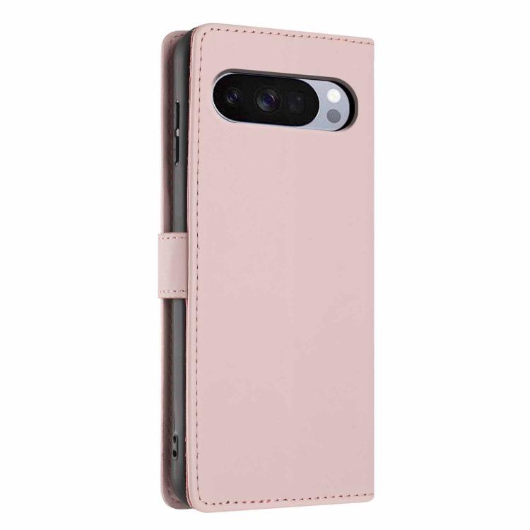 For Google Pixel 10 / 10 Pro Tree Cat Embossed Flip Vegan Leather Phone Case