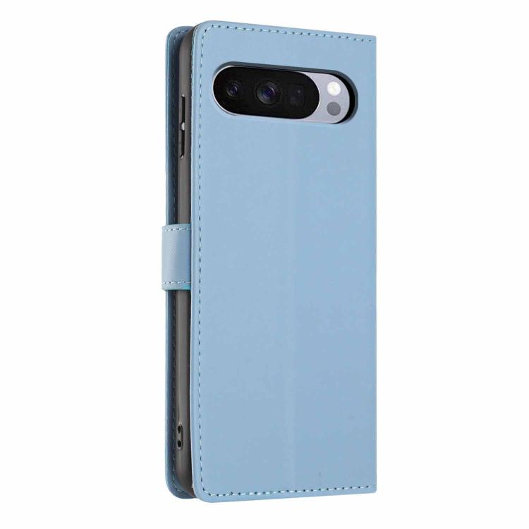 For Google Pixel 10 / 10 Pro Tree Cat Embossed Flip Vegan Leather Phone Case