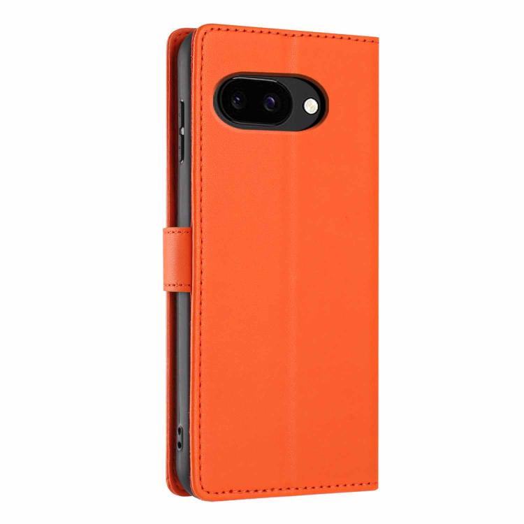 For Google Pixel 10a Tree Cat Embossed Flip Vegan Leather Phone Case