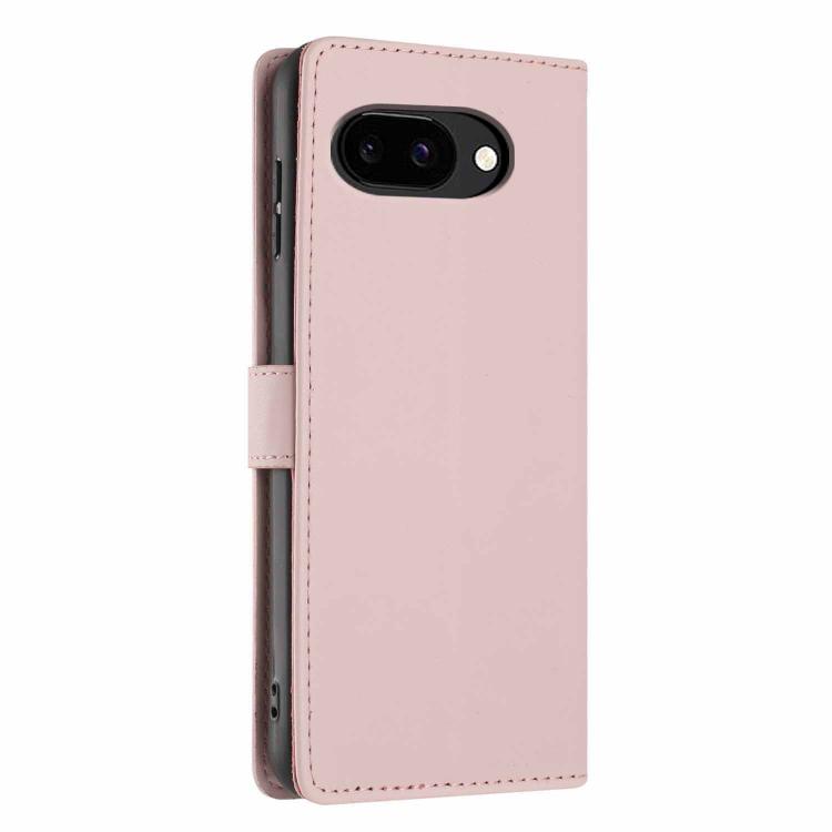 For Google Pixel 10a Tree Cat Embossed Flip Vegan Leather Phone Case
