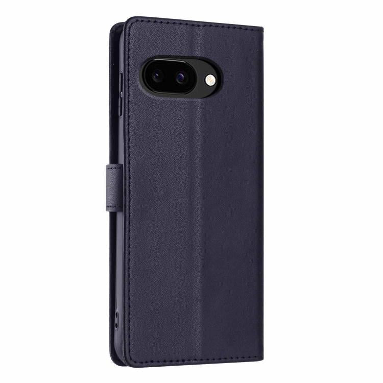 For Google Pixel 10a Tree Cat Embossed Flip Vegan Leather Phone Case
