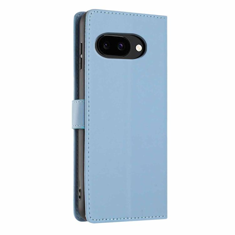 For Google Pixel 10a Tree Cat Embossed Flip Vegan Leather Phone Case