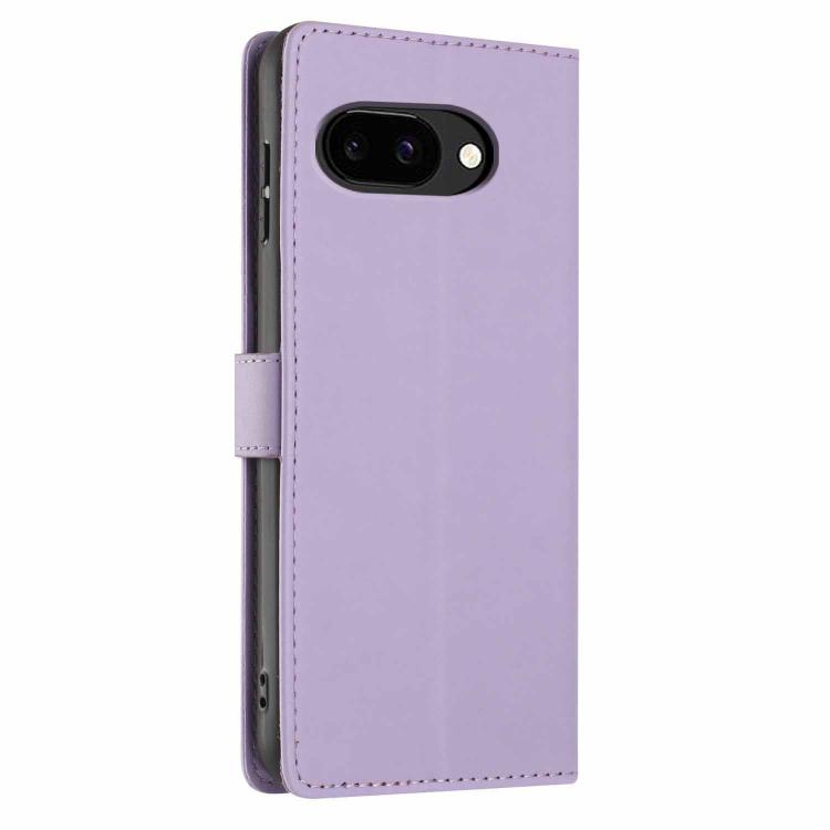 For Google Pixel 10a Tree Cat Embossed Flip Vegan Leather Phone Case