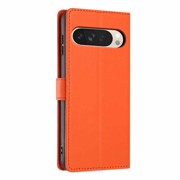 For Google Pixel 10 Pro XL Tree Cat Embossed Flip Vegan Leather Phone Case