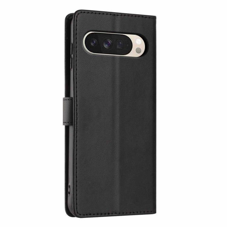For Google Pixel 10 Pro XL Tree Cat Embossed Flip Vegan Leather Phone Case