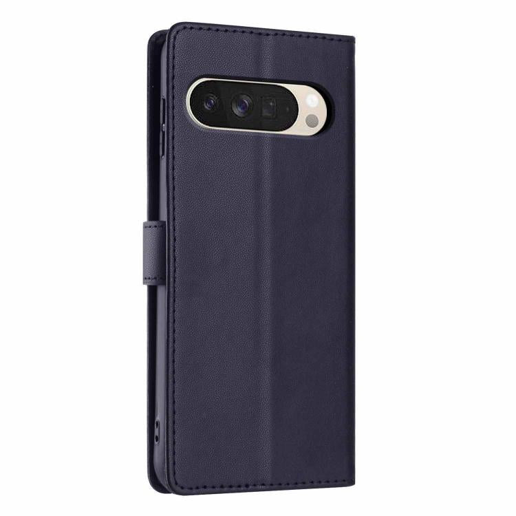 For Google Pixel 10 Pro XL Tree Cat Embossed Flip Vegan Leather Phone Case