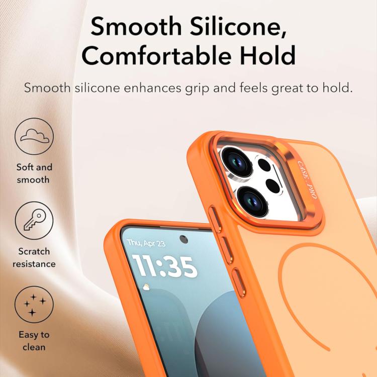 For OPPO Reno14 F 5G Global Bright Color Contrast Skin-feel Camera Bracket Magsafe Phone Case