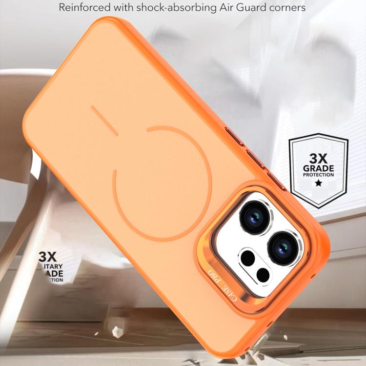 For OPPO Reno14 F 5G Global Bright Color Contrast Skin-feel Camera Bracket Magsafe Phone Case