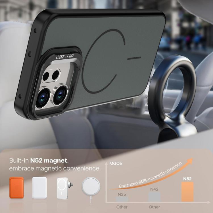 For OPPO Reno14 F 5G Global Bright Color Contrast Skin-feel Camera Bracket Magsafe Phone Case