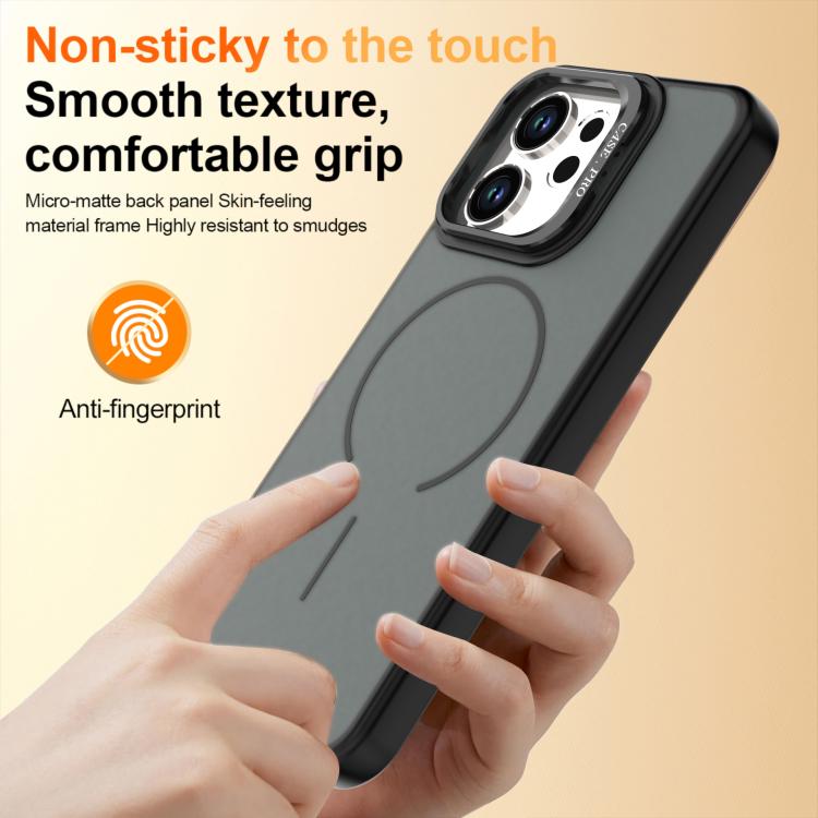 For OPPO Reno14 F 5G Global Bright Color Contrast Skin-feel Camera Bracket Magsafe Phone Case