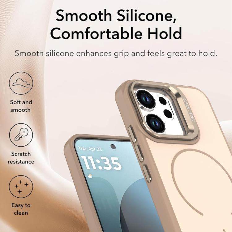 For OPPO Reno14 F 5G Global Bright Color Contrast Skin-feel Camera Bracket Magsafe Phone Case