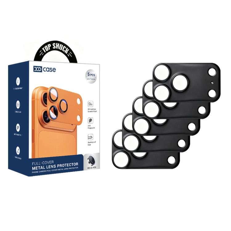 For iPhone 17 Pro Max XDcase 5pcs Titanium Alloy Hollow Camera Lens Protector