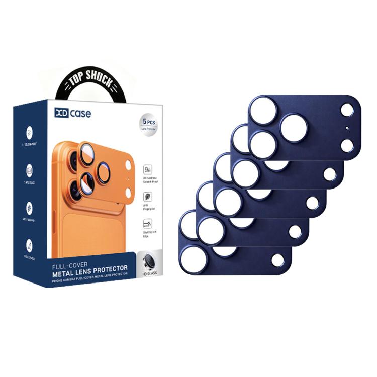 For iPhone 17 Pro Max XDcase 5pcs Titanium Alloy Hollow Camera Lens Protector