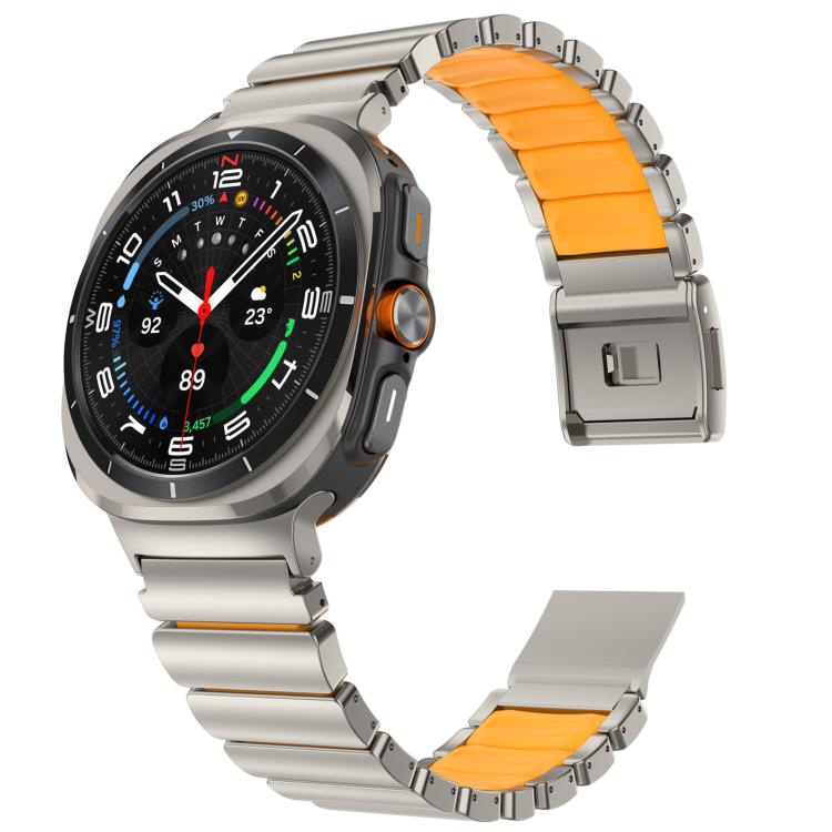 For Samsung Galaxy Watch8 / Watch8 Classic Norman Magnetic Buckle Titanium Metal Watch Band