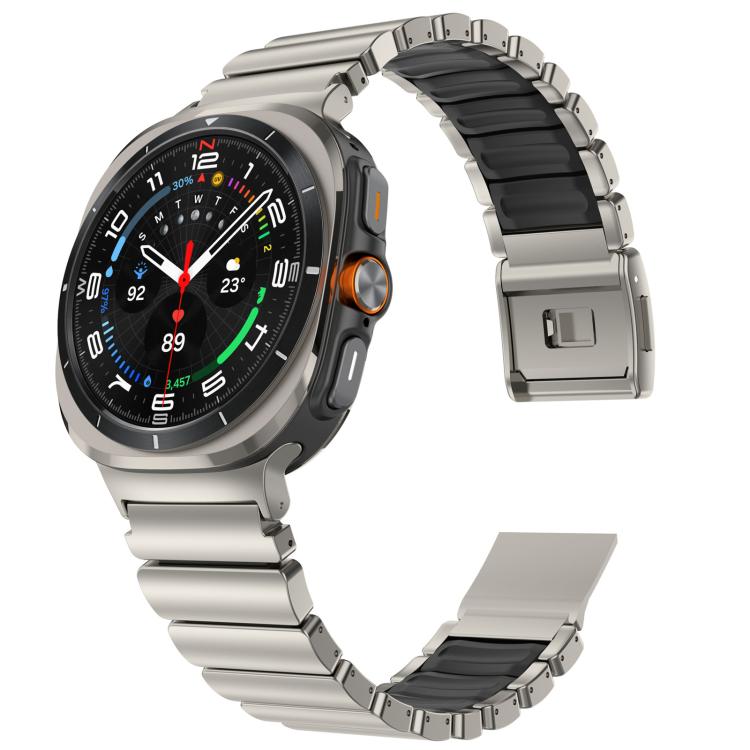 For Samsung Galaxy Watch8 / Watch8 Classic Norman Magnetic Buckle Titanium Metal Watch Band