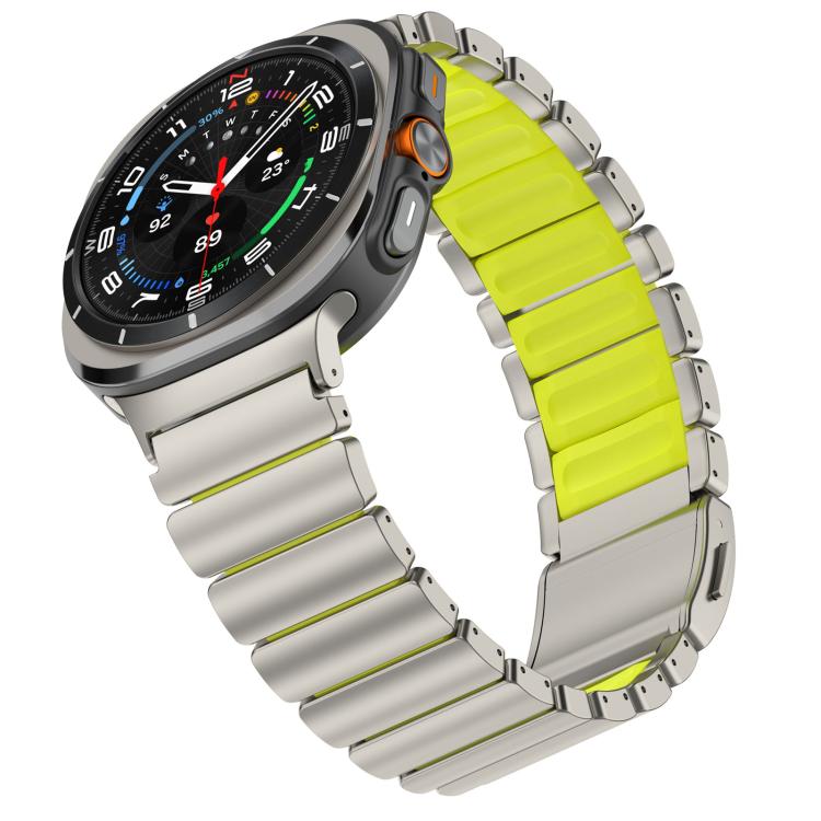 For Samsung Galaxy Watch8 / Watch8 Classic Norman Magnetic Buckle Titanium Metal Watch Band